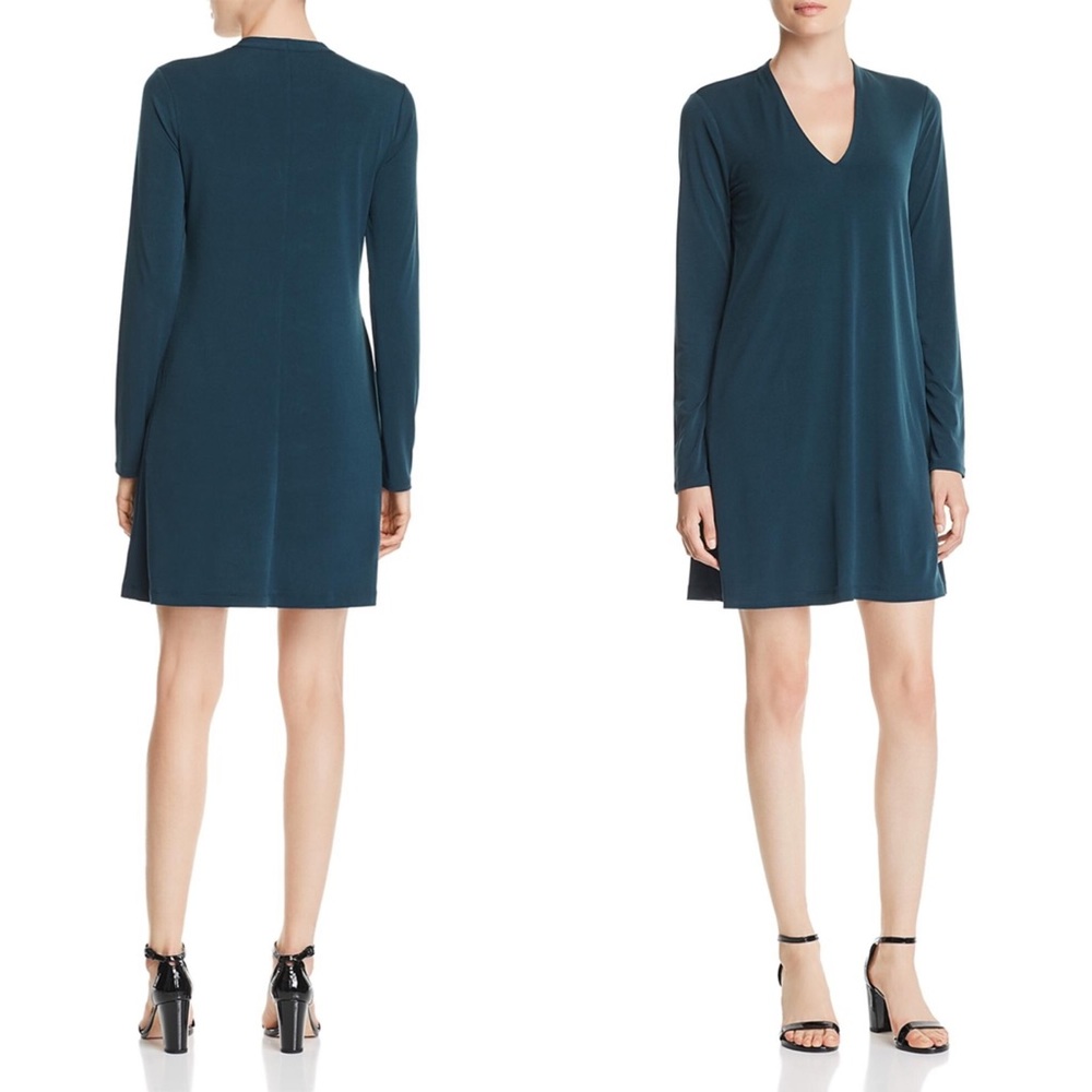 Kenneth Cole LONG-SLEEVE SHIFT DRESS